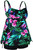 tropical print tankini set swimwear 