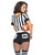 Leg Avenue No Rules Referee Womens Sports Costume Back View
