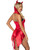 Leg Avenue Womens Red Devilish Darling Devil Costume Back View