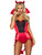 Leg Avenue Womens Red Devilish Darling Devil Costume Front View