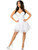 Daisy Women's White Lace Corset Dress Full