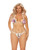 Elegant Moments Womens Plus Size Floral Bra Set Lingerie Front