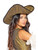 Gold Skull Pirate Buccaneer's Costume Hat Accessory Side