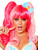 Candy Pink Halloween Costume Wig