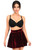 Daisy Corsets Womens Short Velvet Skirt