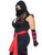 Leg Avenue Plus Size Women's Deadly Ninja Halloween Costume