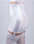 Womens Open Bottom Extra Firm Shaping Girdle White Waist Trainer Shapewear Side