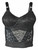 Longline Wireless Expendable Cup Shapewear Black Bra