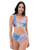 Eco-Friendly Women's All-Over Print Recycled High-Waisted Bikini Swimwear Swim Set