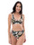 Eco-Friendly Women's Floral Print Recycled High-Waisted Bikini Swimwear Swim Set