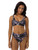 Eco-Friendly Women's Floral Print Recycled High-Waisted Bikini Swimwear Swim Set