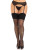 Wide Top Rhinestone Stockings