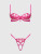 House of Desire Glowing Blacklight Bra Set