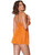 Women's Orange Babydoll & G-String Set Back View