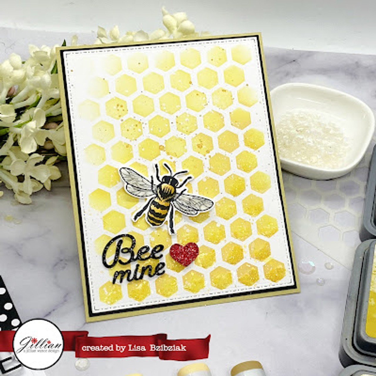 Bee Kind Stamp and Die Duo - A Jillian Vance Design