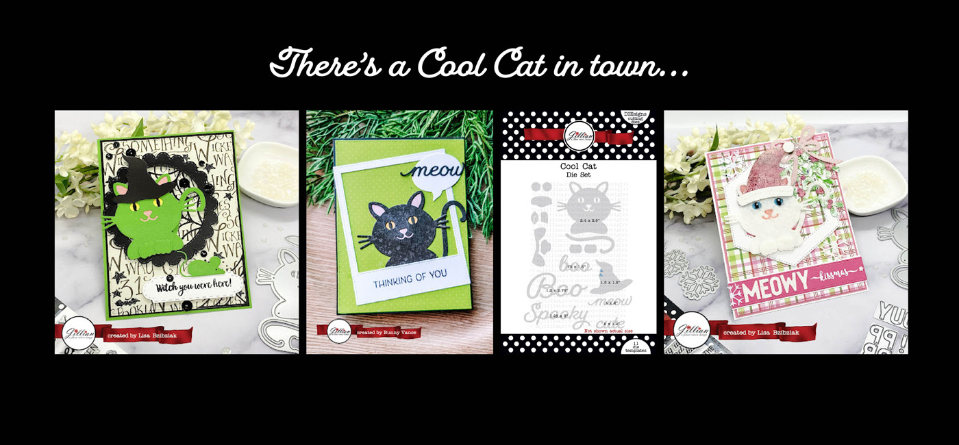 Jill Latter Biglietto D'auguri Musicale Con Gatti, Design Variazioni Su Un Tema, Interni Bianchi, In Inglese