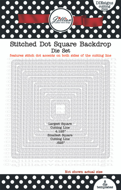 Stitch Dot Square Backdrop Die Set