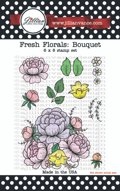 Fresh Florals Bouquet Stamp Set