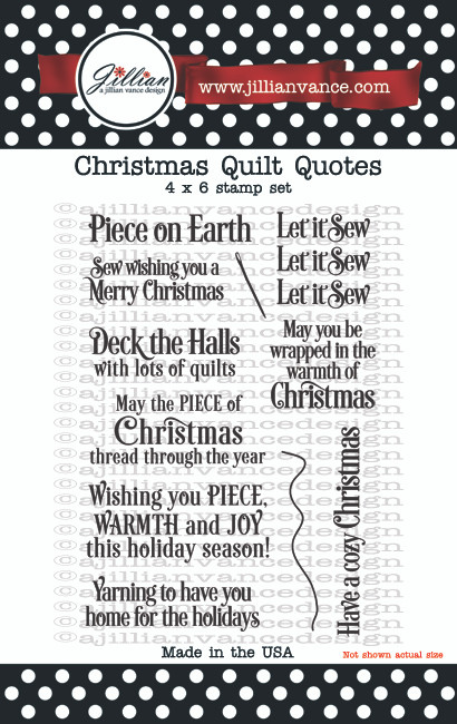 Christmas Quilt Quotes Stamp Set