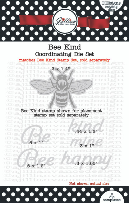 Bee Kind Stamp and Die Duo