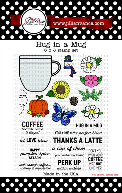 Hug in a Mug 6 x 8 Stamp Set