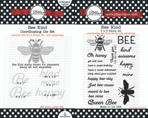 Bee Kind Stamp and Die Duo