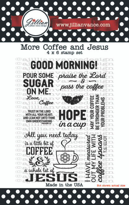More Coffee and Jesus Stamp Set