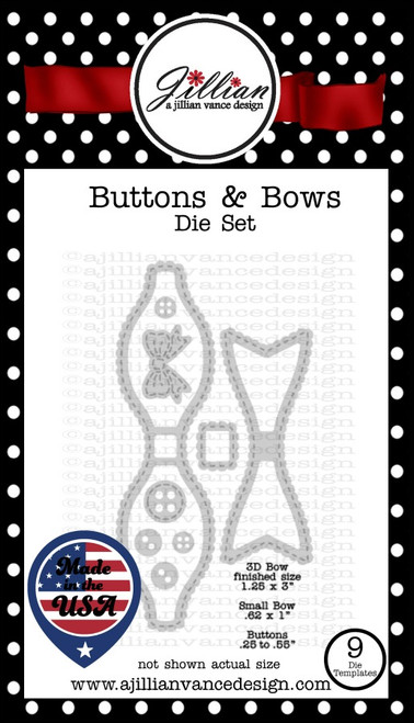 Buttons & Bows Die Set
