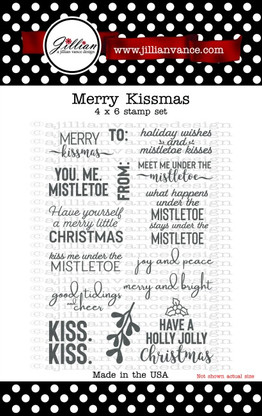 Merry KISSmas Stamp Set - A Jillian Vance Design