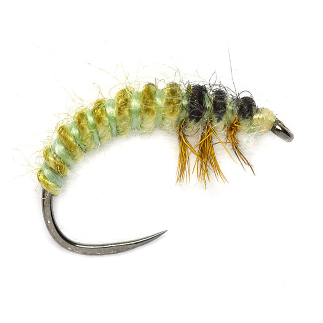 Lotto 6 Mosche The Gobbler Nymph Emergers Olive BWO Per Pesca Trota – Guide Flies