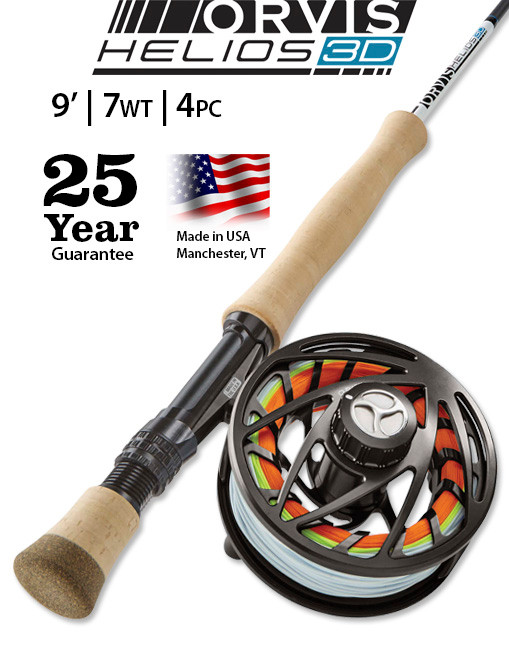 ロッド ORVIS HELIOS 3D 907-4 9ft#7 Orvis Fly Fishing Rods / FREE STANDARD US SHIPPING / Orvis Helios