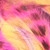 Hareline Tiger Barred Rabbit Strips (Hot Pink Brown Over Peach)