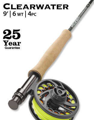 ORVIS フライロッド CLEARWATER 906-6 クリアウォーター フライロッド 6ピース | TIEMCOフライ