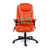 8 Point PU Leather Reclining Massage Chair - Amber