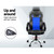 Artiss Gaming Chair Computer Office Chairs Blue & Black