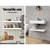 Artiss Wall Floating Shelf Set DIY Mount Storage Book Display Rack 1pc 60cm White
