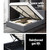 Artiss Lisa Bed Frame Fabric Gas Lift Storage - Grey Queen