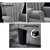 Artiss Upholstered Fabric Armchair Accent Tub Chairs Modern seat Sofa Lounge Grey