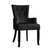 Artiss Dining Chairs French Provincial Chair Velvet Fabric Timber Retro Black