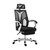 Artiss Mesh Office Chair Recliner Black White