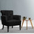 Artiss French Lorraine Chair Retro Wing - Black