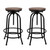 Artiss 2x Bar Stools Adjustable Wood Chairs