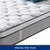 King Mattress in Gel Memory Foam 6 Zone Pocket Coil Soft Firm Bed 30cm Thick