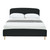 Scandinavian Rounded Bed Frame in Charcoal King