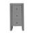 Artiss Bedside Table 3 Drawers Mirrored - QUENN Grey