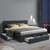 Artiss Bed Frame King Size with 4 Drawers Charcoal AVIO