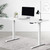 Artiss Standing Desk Adjustable Height Desk Electric Motorised White Frame Desk Top 140cm