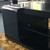 TV Cabinet with 2 Open Storage With Glossy MDF Entertainment Unit In Black Color