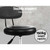 Artiss Set of 2 Salon Stools Saddle Swivel Stool Chair with Back Beauty Hairdressing Black