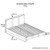 King Single Size Leatheratte Bed Frame in Black Colour with Metal Joint Slat Base